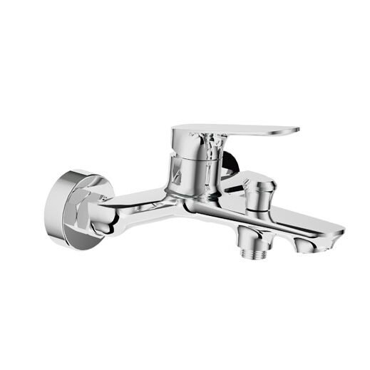 Chrome Plated Heimberg Urban Single Lever Bath/Shower Mixer Model HBM-URB-105-CP