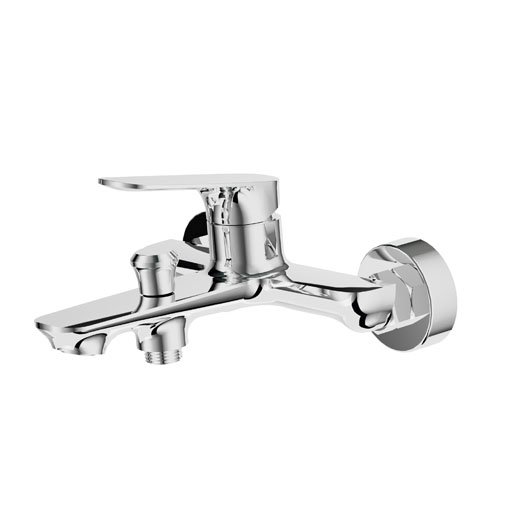 Chrome Plated Heimberg Urban Single Lever Bath/Shower Mixer Model HBM-URB-105-CP