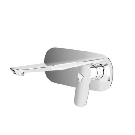 Chrome Plated Heimberg Urban Wall Mounted Basin Mixer Model HBM-URB-115-CP