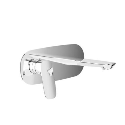 Chrome Plated Heimberg Urban Wall Mounted Basin Mixer Model HBM-URB-115-CP