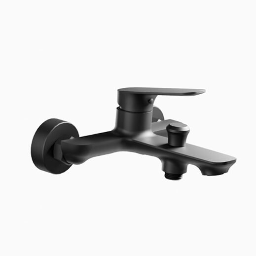 HEIMBERG URBAN Single Lever Bath/Shower Mixer in Matt Black