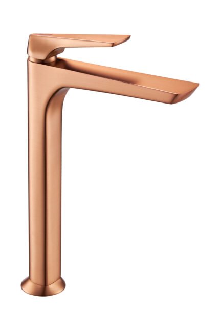 SEMA: TALL BASIN MIXER W/O PUW MATT ROSE GOLD