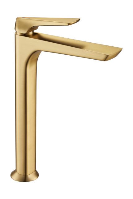 SEMA : TALL BASIN MIXER W/O PUW MATT BRUSHED GOLD