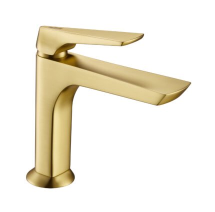 SEMA: BASIN MIXER W/O PUW MATT BRUSHED GOLD