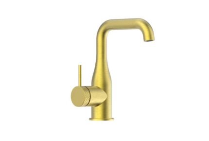 HEIMBERG –TOKYO: BASIN MIXER W/O PUW BRUSHED GOLD
