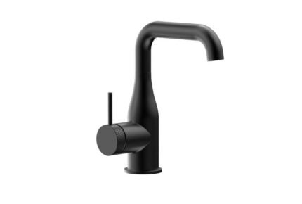 HEIMBERG –TOKYO: BASIN MIXER W/O PUW MATT BLACK