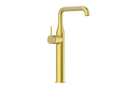 HEIMBERG –TOKYO: TALL BASIN MIXER W/O PUW BRUSHED GOLD
