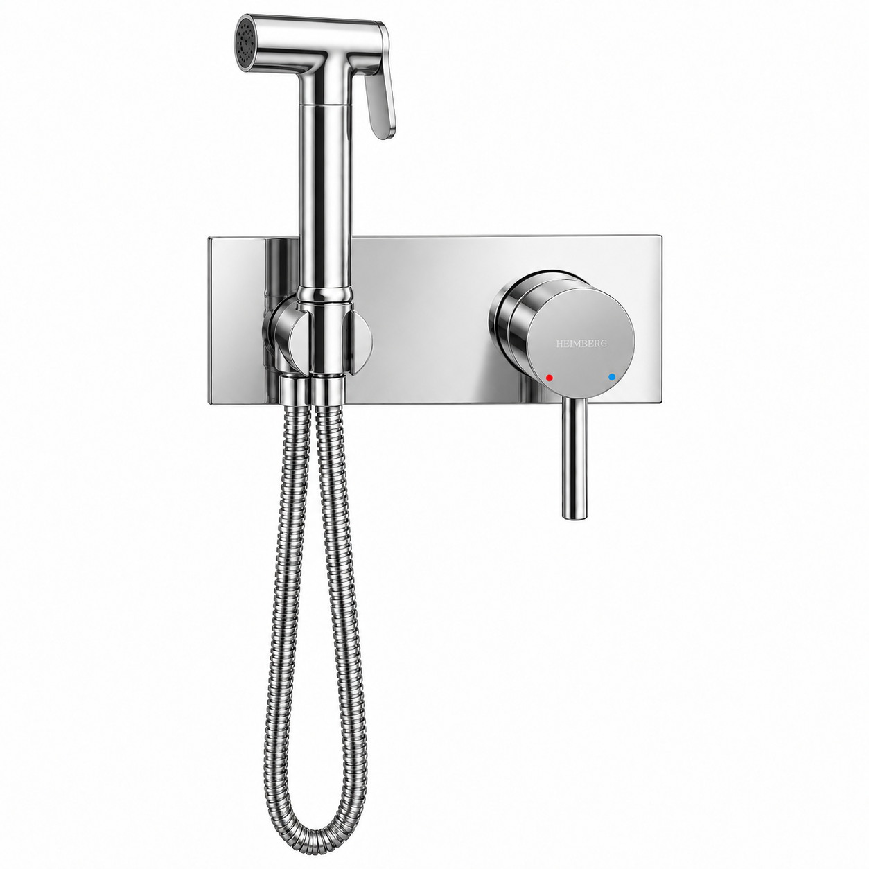 Polished chrome shower fixture-2